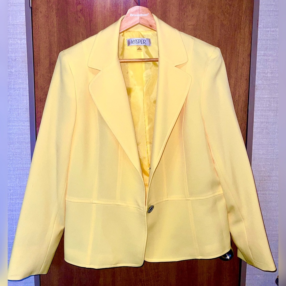 Kasper Yellow Blazer